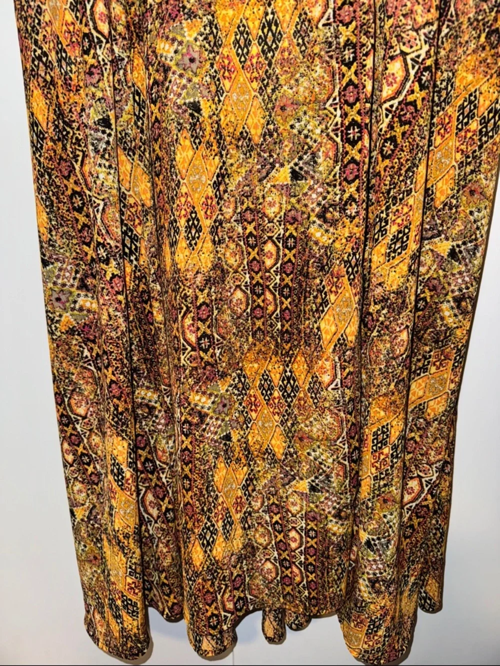 Lane Bryant Flowy Maxi Skirt w Slit Boho Print Women’s 14 / 16 - Picture 4 of 12